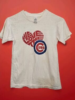 Vintage 1980 Chicago Cubs T-Shirt Signed Autographed Sportswear 1981...
